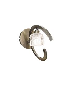 M1865  Ice AB Wall Lamp 1 Light